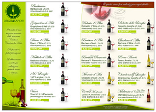 Catalogo vino Cascina dei Dieù